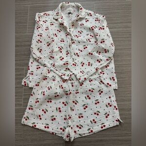 American Eagle - Cherry Print Pajama Set